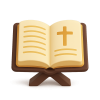 —Pngtree—3d open bible with cross_21188600